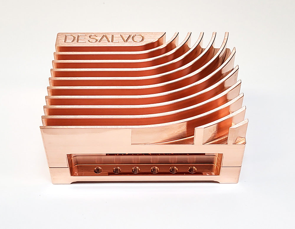 Copper Raspberry Pi Case Solid Copper Phineas Case for the Raspberry Pi 5 – DeSalvo Systems Inc