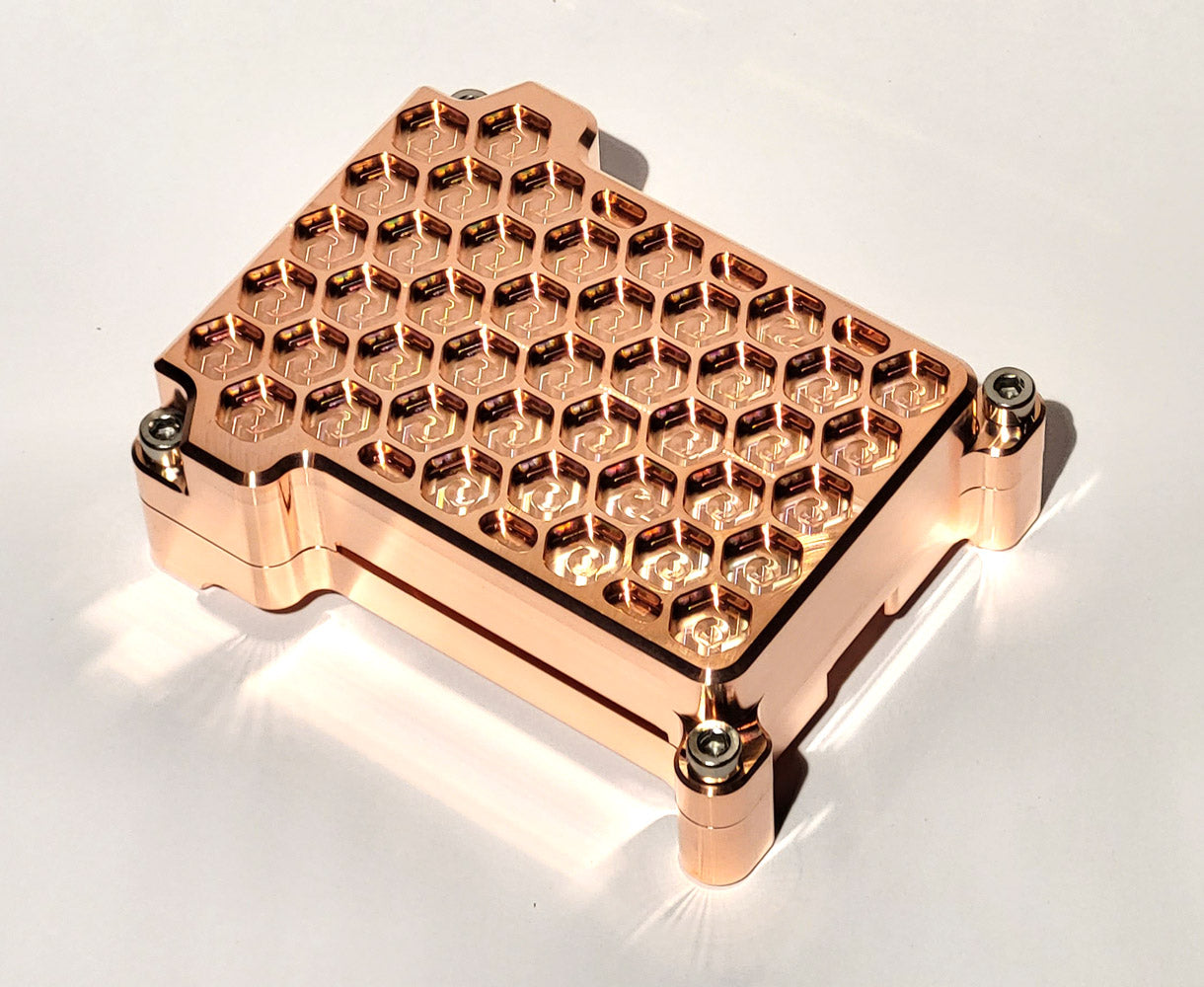 Copper Raspberry Pi Case Solid Copper Raspberry Pi 4 Case – DeSalvo Systems Inc